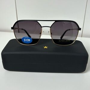 Elton John Branded Red Carpet Sunglasses | Retro Statement Frames